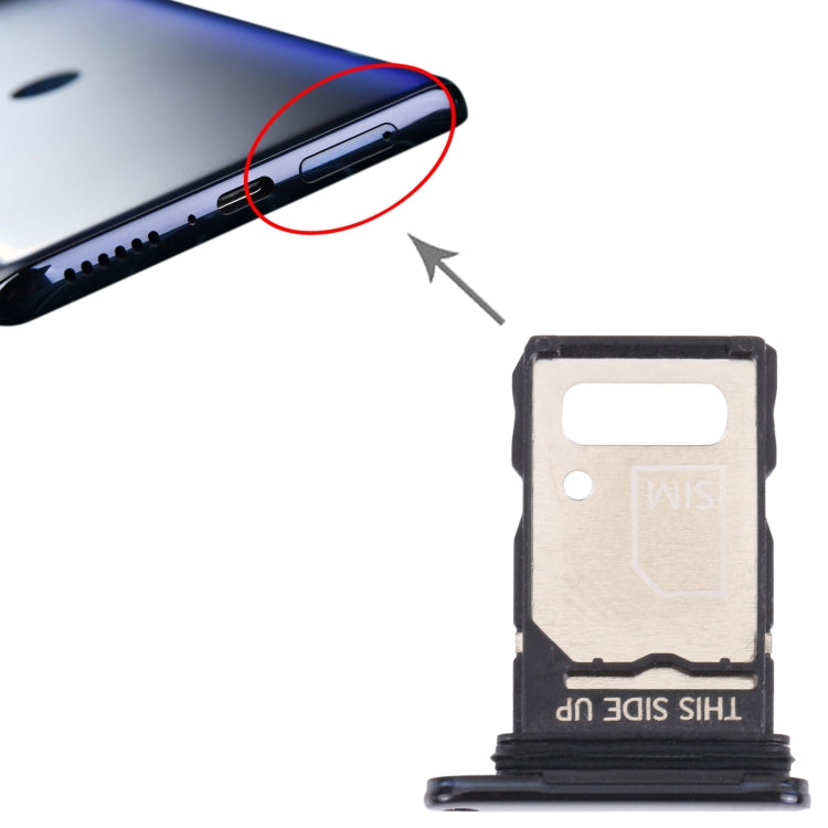 SIM Card Tray for Motorola Edge X30/Edge 30 Pro/Edge+ 2022 (Black) - Card Socket by PMC TechLife | Online Shopping South Africa | PMC TechLife | Buy Now Pay Later Mobicred