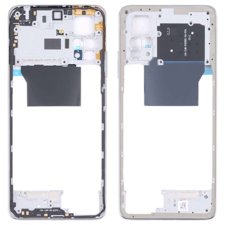 Middle Frame Bezel Plate for Xiaomi Poco X4 Pro 5G/Redmi Note 11E Pro(Silver) - Frame Bezel Plate by PMC TechLife | Online Shopping South Africa | PMC TechLife | Buy Now Pay Later Mobicred
