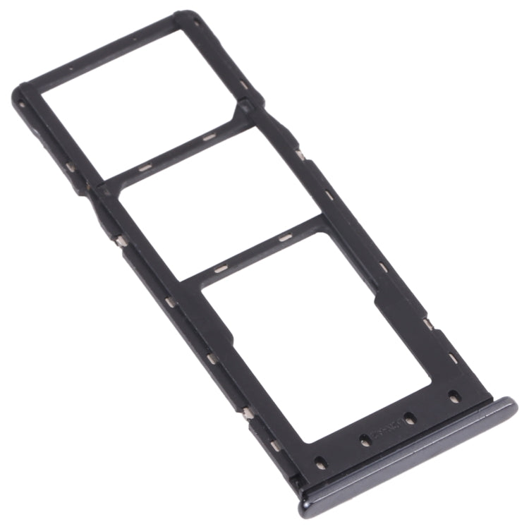 For Infinix S5 Lite X652B X652C SIM Card Tray + SIM Card Tray + Micro SD Card Tray (Black) - Card Tray by PMc TechLife | Online Shopping South Africa | PMc TechLife | Buy Now Pay Later Mobicred
