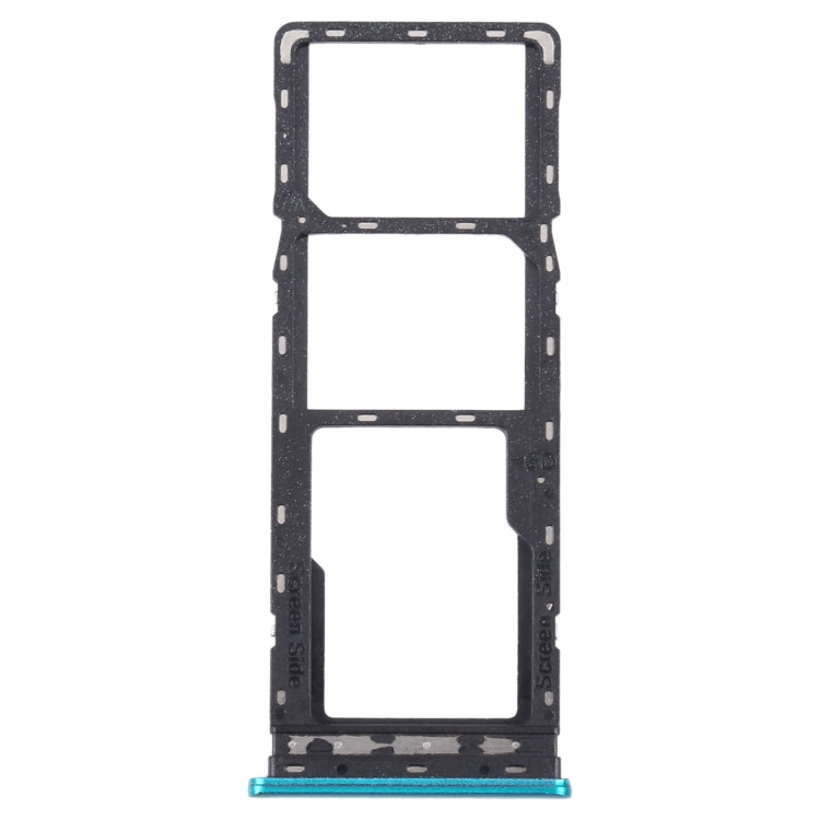 For Infinix Note 7 X690B X690 SIM Card Tray + SIM Card Tray + Micro SD Card Tray (Green) - Card Tray by PMc TechLife | Online Shopping South Africa | PMc TechLife | Buy Now Pay Later Mobicred