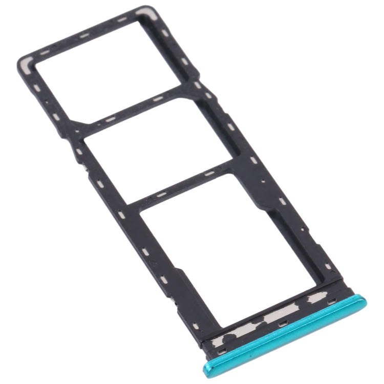 For Infinix Note 7 X690B X690 SIM Card Tray + SIM Card Tray + Micro SD Card Tray (Green) - Card Tray by PMc TechLife | Online Shopping South Africa | PMc TechLife | Buy Now Pay Later Mobicred