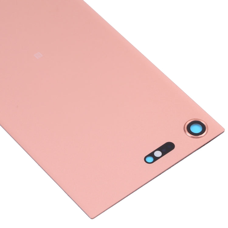 Original Battery Back Cover with Camera Lens for Sony Xperia XZ Premium(Pink) - Back Cover by PMC TechLife | Online Shopping South Africa | PMC TechLife | Buy Now Pay Later Mobicred