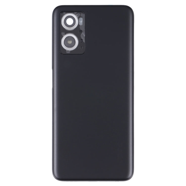 For OPPO A36/A76 Battery Back Cover with Middle Frame (Black) - Back Cover by PMC TechLife | Online Shopping South Africa | PMC TechLife | Buy Now Pay Later Mobicred