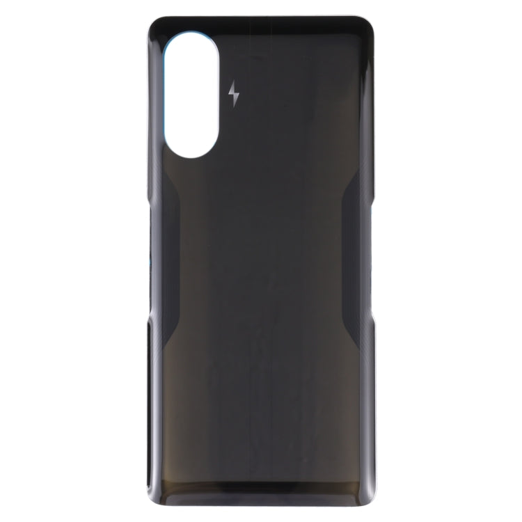 Glass Battery Back Cover for Xiaomi Redmi K40 Gaming(Black) - Back Cover by PMC TechLife | Online Shopping South Africa | PMC TechLife | Buy Now Pay Later Mobicred