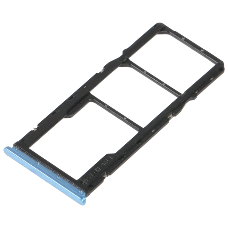 SIM Card Tray + SIM Card Tray + Micro SD Card Tray For Xiaomi Redmi 10 5G (Blue) - Card Tray by PMc TechLife | Online Shopping South Africa | PMc TechLife | Buy Now Pay Later Mobicred