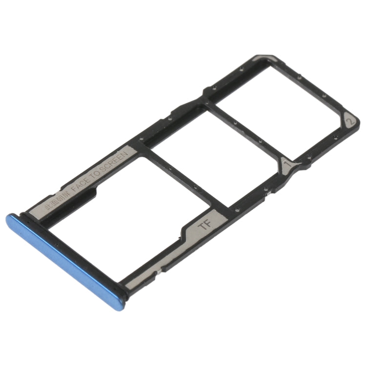SIM Card Tray + SIM Card Tray + Micro SD Card Tray For Xiaomi Redmi Note 11S 5G (Blue) - Card Tray by PMc TechLife | Online Shopping South Africa | PMc TechLife | Buy Now Pay Later Mobicred