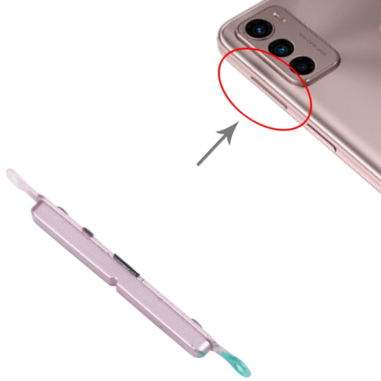 For Motorola Moto G42 Volume Control Button (Pink) - Others by PMc TechLife | Online Shopping South Africa | PMc TechLife | Buy Now Pay Later Mobicred