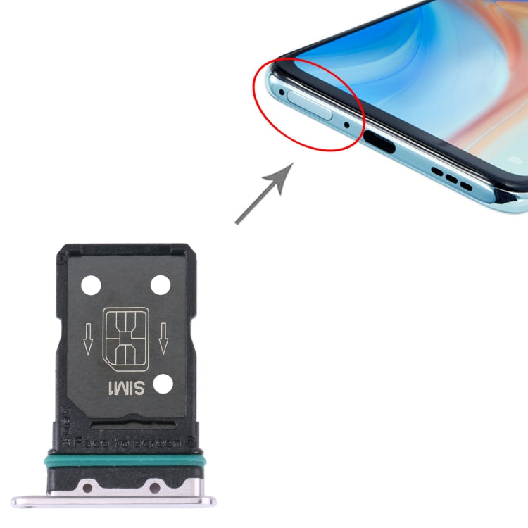 For OPPO Reno4 Pro 5G  SIM Card Tray + SIM Card Tray (Gold) - Card Socket by PMc TechLife | Online Shopping South Africa | PMc TechLife | Buy Now Pay Later Mobicred