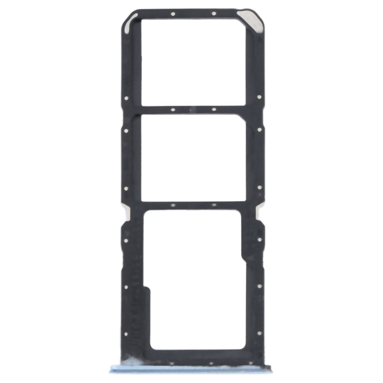 For OPPO K9x SIM Card Tray + SIM Card Tray + Micro SD Card Tray (Blue) - Card Socket by PMc TechLife | Online Shopping South Africa | PMc TechLife | Buy Now Pay Later Mobicred