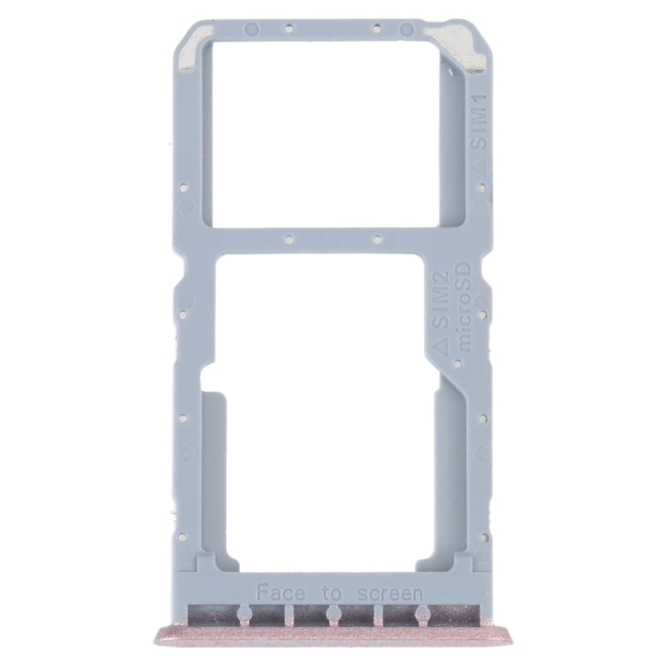 For OPPO A96 China SIM Card Tray + SIM / Micro SD Card Tray (Pink) - Card Socket by PMc TechLife | Online Shopping South Africa | PMc TechLife | Buy Now Pay Later Mobicred