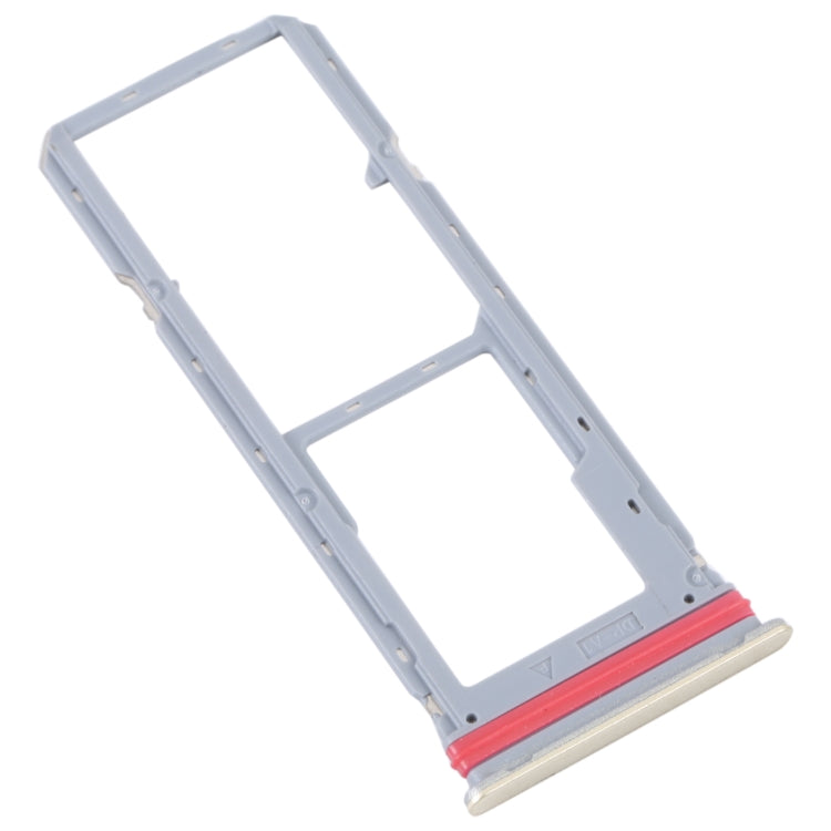 For vivo Y35 4G SIM Card Tray + SIM Card Tray + Micro SD Card Tray (Gold) - Card Socket by PMc TechLife | Online Shopping South Africa | PMc TechLife | Buy Now Pay Later Mobicred
