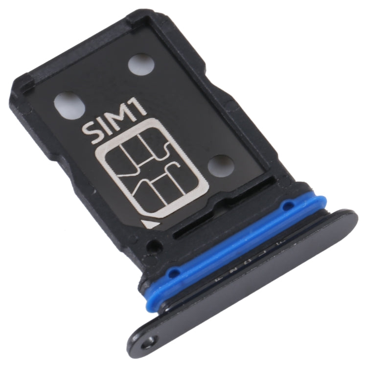 For vivo X80 SIM Card Tray + SIM Card Tray (Black) - Card Socket by PMc TechLife | Online Shopping South Africa | PMc TechLife | Buy Now Pay Later Mobicred