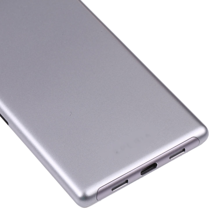 For Sony Xperia 10 Original Battery Back Cover(Silver) - Back Cover by PMC TechLife | Online Shopping South Africa | PMC TechLife | Buy Now Pay Later Mobicred