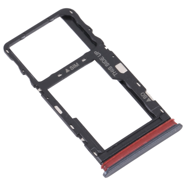 For TCL 30 V 5G Original SIM Card Tray + Micro SD Card Tray(Black) - For TCL by PMC TechLife | Online Shopping South Africa | PMC TechLife | Buy Now Pay Later Mobicred