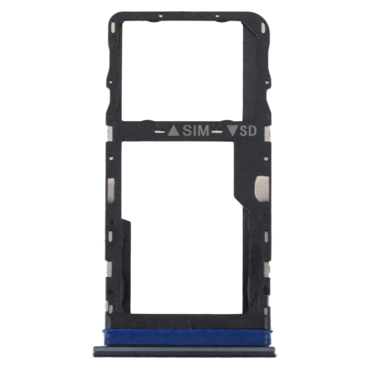 For TCL 30 / 30+ / 30 5G Original SIM Card Tray + Micro SD Card Tray(Black) - For TCL by PMC TechLife | Online Shopping South Africa | PMC TechLife | Buy Now Pay Later Mobicred