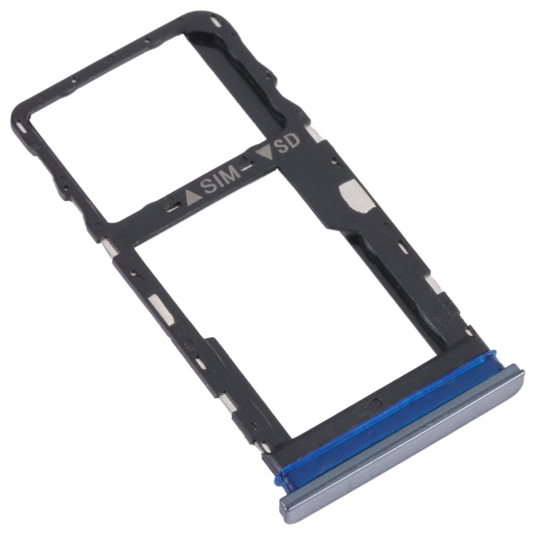 For TCL 30 / 30+ / 30 5G Original SIM Card Tray + Micro SD Card Tray(Black) - For TCL by PMC TechLife | Online Shopping South Africa | PMC TechLife | Buy Now Pay Later Mobicred