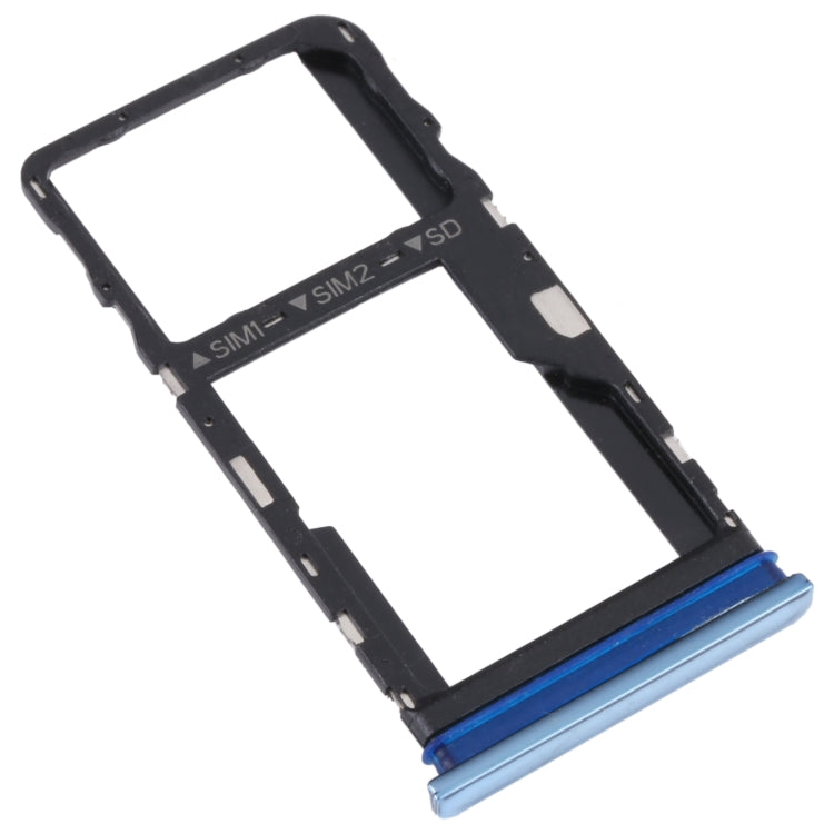 For TCL 30 / 30+ / 30 5G Original SIM Card Tray + Micro SD Card Tray(Blue) - For TCL by PMC TechLife | Online Shopping South Africa | PMC TechLife | Buy Now Pay Later Mobicred