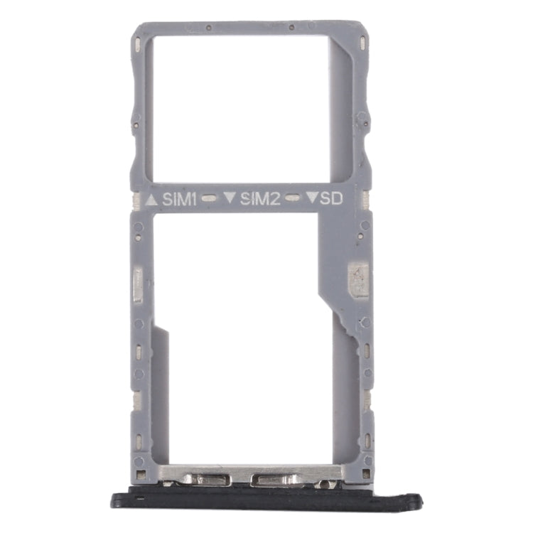 For Alcatel 1V 2020 Original SIM Card Tray + SIM / Micro SD Card Tray (Black) - Card Tray by PMC TechLife | Online Shopping South Africa | PMC TechLife | Buy Now Pay Later Mobicred