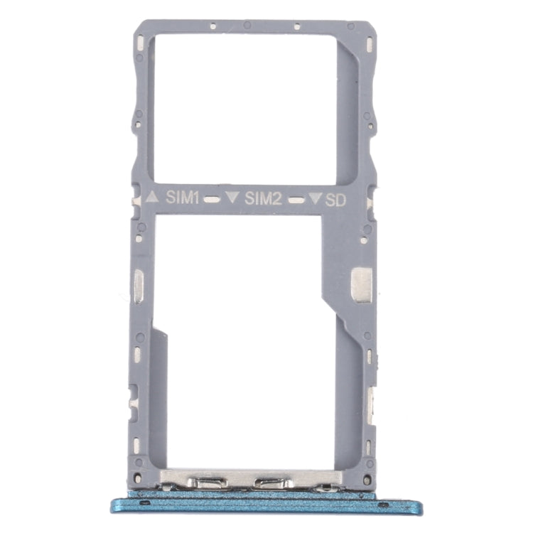For Alcatel 1V 2020 Original SIM Card Tray + SIM / Micro SD Card Tray (Green) - Card Tray by PMC TechLife | Online Shopping South Africa | PMC TechLife | Buy Now Pay Later Mobicred
