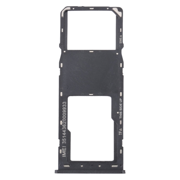 For Alcatel 1V 2021 Original SIM Card Tray + Micro SD Card Tray(Black) - Card Tray by PMC TechLife | Online Shopping South Africa | PMC TechLife | Buy Now Pay Later Mobicred