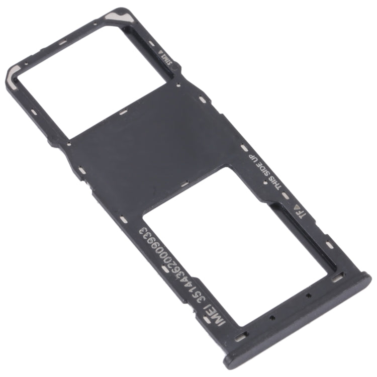 For Alcatel 1V 2021 Original SIM Card Tray + Micro SD Card Tray(Black) - Card Tray by PMC Jewellery | Online Shopping South Africa | PMC Jewellery | Buy Now Pay Later Mobicred