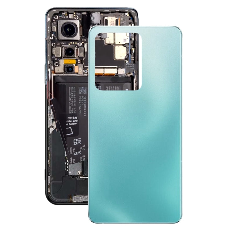 For vivo S15 OEM Glass Battery Back Cover(Blue) - Back Cover by PMC Jewellery | Online Shopping South Africa | PMC Jewellery