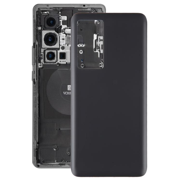 For vivo X70 OEM Glass Battery Back Cover(Black) - Back Cover by PMC TechLife | Online Shopping South Africa | PMC TechLife | Buy Now Pay Later Mobicred