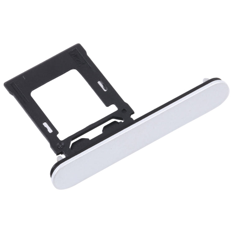 For Sony Xperia XZ1 Compact Original SIM Card Tray + Micro SD Card Tray (Silver) - Card Tray by PMC TechLife | Online Shopping South Africa | PMC TechLife