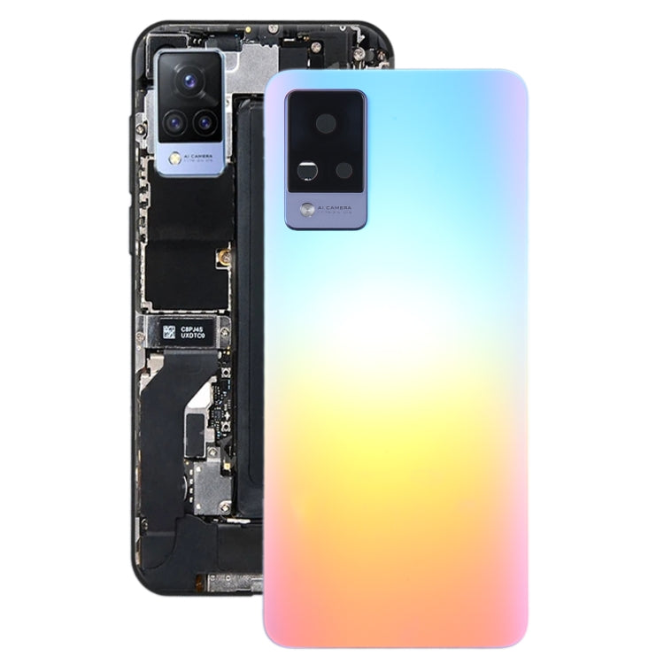 For vivo V21 Original Battery Back Cover with Camera Lens Cover(Colour) - Back Cover by PMC TechLife | Online Shopping South Africa | PMC TechLife | Buy Now Pay Later Mobicred