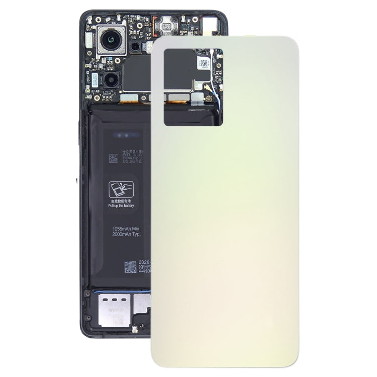 For OPPO F21 Pro Original Battery Back Cover(Gold) - Back Cover by PMC TechLife | Online Shopping South Africa | PMC TechLife