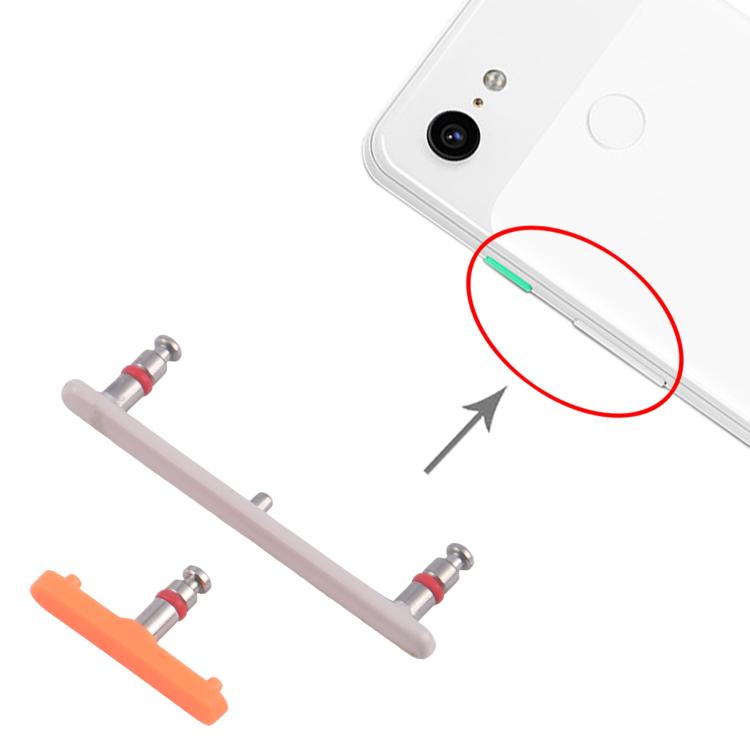 For Google Pixel 3 Original Power Button + Volume Button Control Button (Gold) - free shipping - PMC TechLife - Order now!