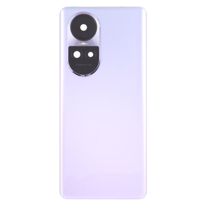 For OPPO Reno10 Pro Global Original Battery Back Cover with Camera Lens Cover(Purple) - Back Cover by PMC Jewellery | Online Shopping South Africa | PMC Jewellery | Buy Now Pay Later Mobicred