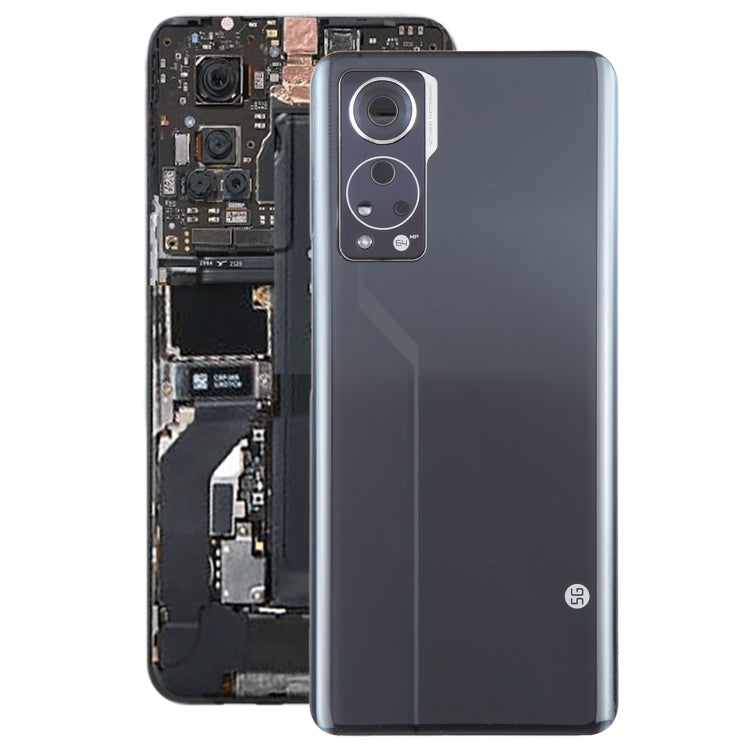 For ZTE Axon 30 5G A2322 Battery Back Cover with Camera Lens Cover(Black) - For ZTE by PMC TechLife | Online Shopping South Africa | PMC TechLife