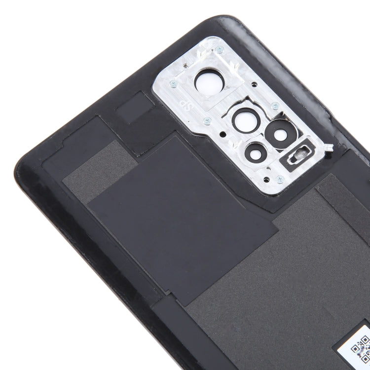 For ZTE Axon 30 5G A2322 Battery Back Cover with Camera Lens Cover(Black) - For ZTE by PMC TechLife | Online Shopping South Africa | PMC TechLife