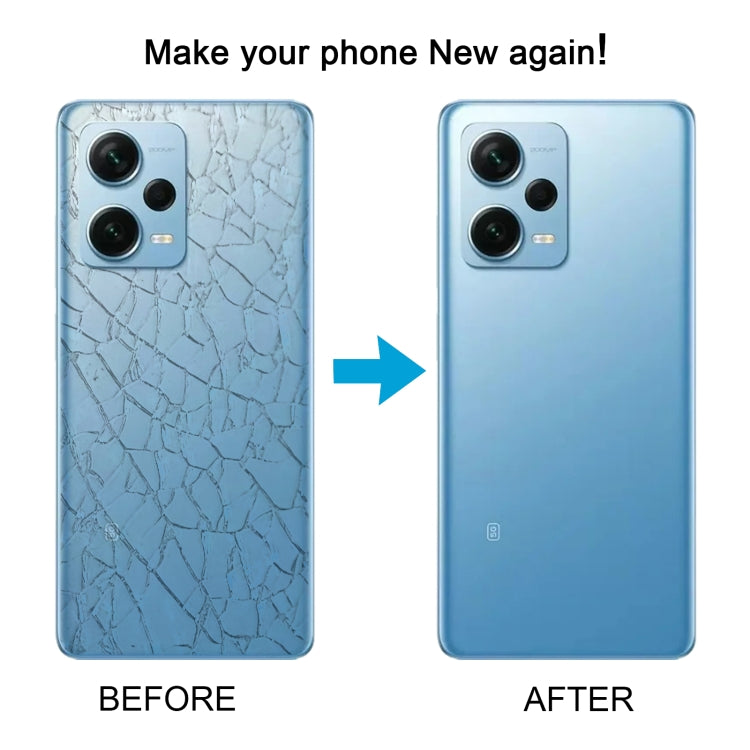 For Xiaomi Redmi Note 12 Pro+ OEM Glass Material Battery Back Cover(White) - Back Cover by PMC TechLife | Online Shopping South Africa | PMC TechLife | Buy Now Pay Later Mobicred
