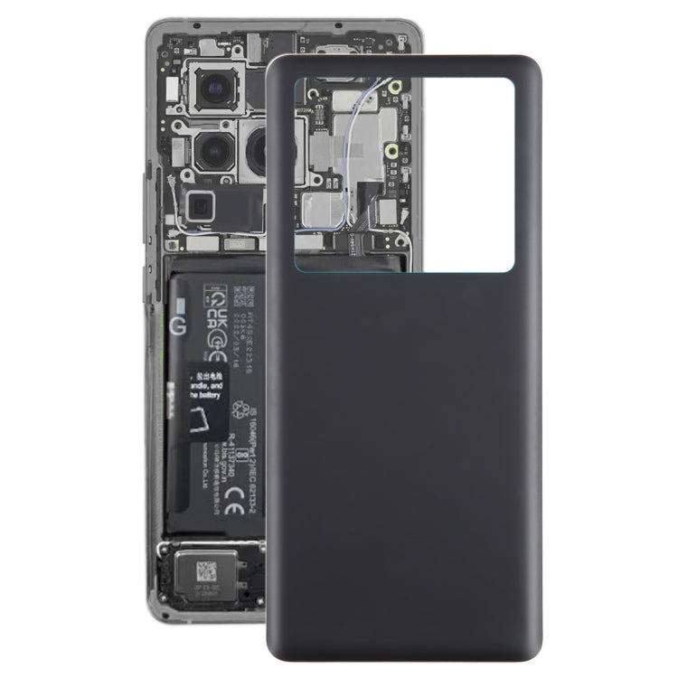 For vivo X80 Pro OEM Glass Material Battery Back Cover(Black) - Back Cover by PMC TechLife | Online Shopping South Africa | PMC TechLife | Buy Now Pay Later Mobicred