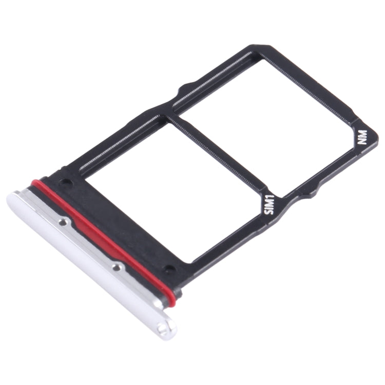 For Huawei P50 Pocket SIM + NM Card Tray (Silver) - Card Socket by PMc TechLife | Online Shopping South Africa | PMc TechLife | Buy Now Pay Later Mobicred