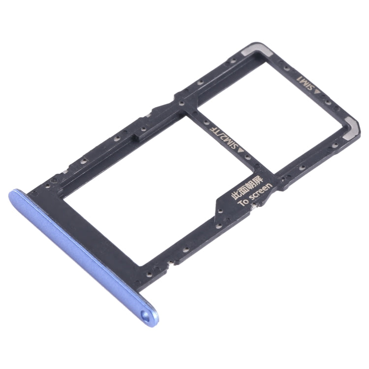 For Huawei nova Y70 SIM + SIM / Micro SD Card Tray (Blue) - Card Socket by PMc TechLife | Online Shopping South Africa | PMc TechLife | Buy Now Pay Later Mobicred
