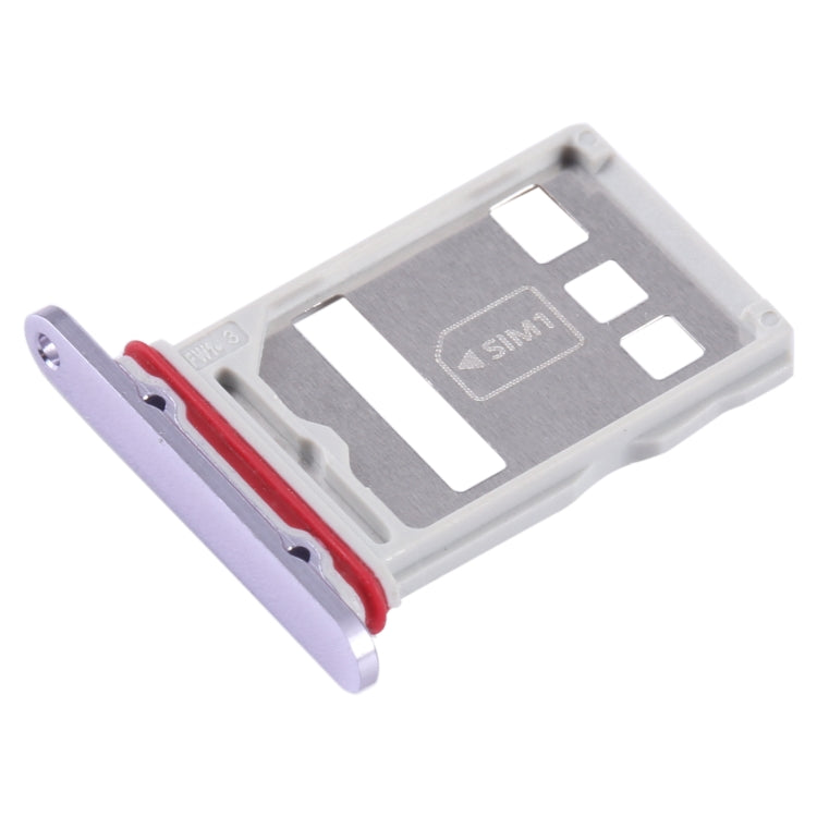 For Huawei Mate 50 SIM + NM Card Tray (Purple) - Card Socket by PMc TechLife | Online Shopping South Africa | PMc TechLife | Buy Now Pay Later Mobicred