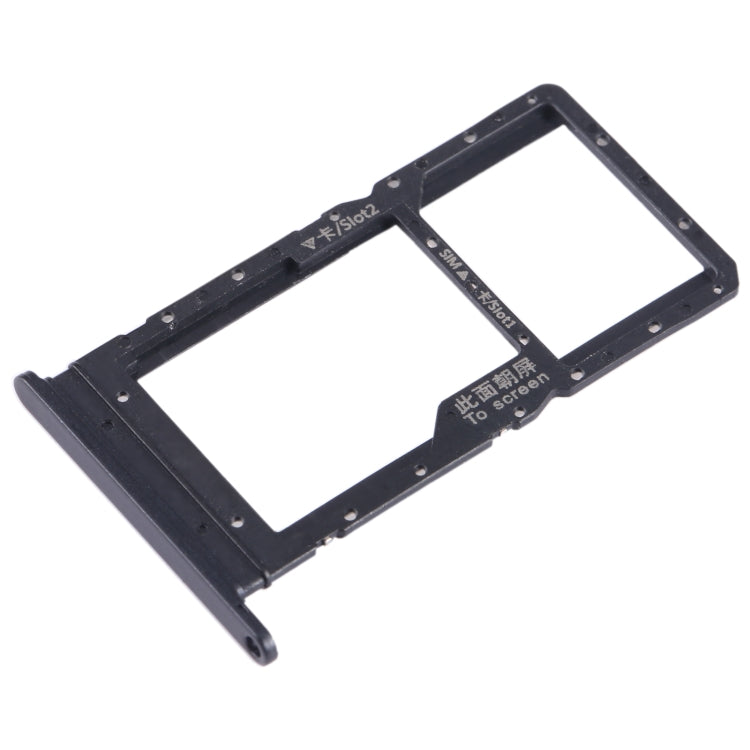 For Honor Play 20A SIM + SIM / Micro SD Card Tray (Black) - Card Socket by PMc TechLife | Online Shopping South Africa | PMc TechLife | Buy Now Pay Later Mobicred