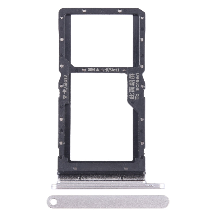 For Honor Play 20A SIM + SIM / Micro SD Card Tray (Silver) - free shipping - PMc TechLife - Order now!