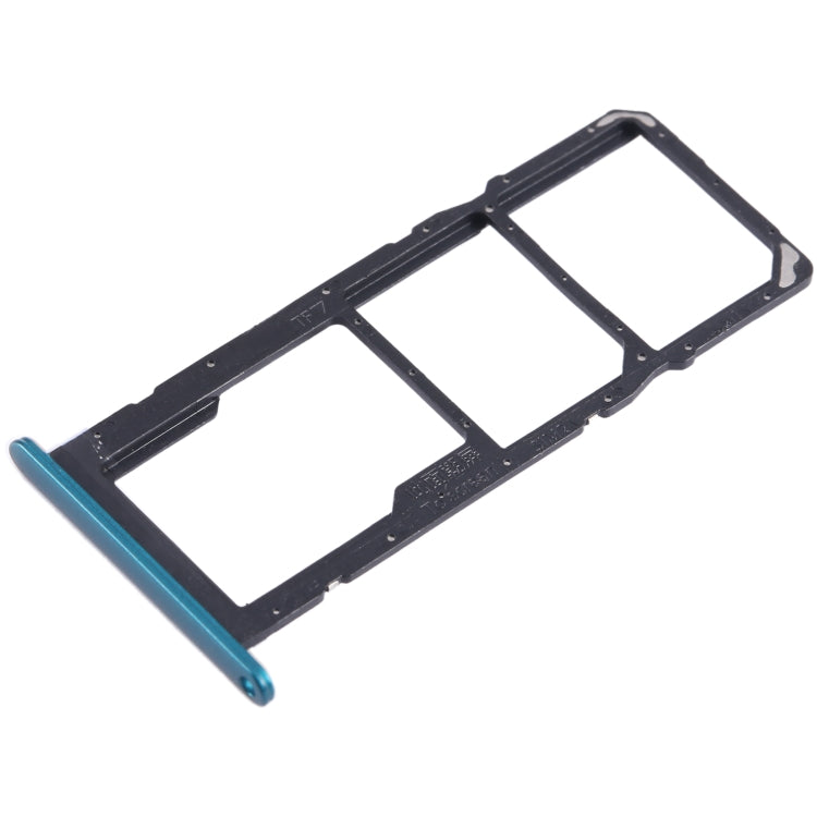 For Honor 20 SE SIM + SIM + Micro SD Card Tray (Green) - Card Socket by PMc TechLife | Online Shopping South Africa | PMc TechLife | Buy Now Pay Later Mobicred