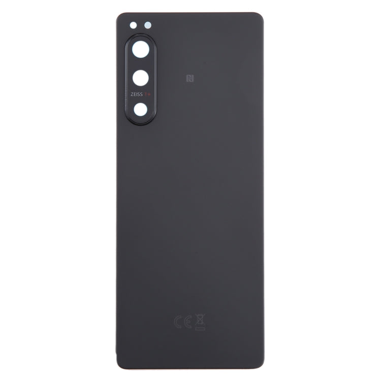 For Sony Xperia 5 IV Original Battery Back Cover with Camera Lens Cover(Black) - Back Cover by PMC Jewellery | Online Shopping South Africa | PMC Jewellery