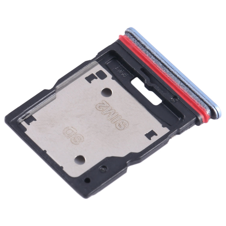For Xiaomi Redmi Note 11T Pro SIM Card Tray + SIM Card Tray / Micro SD Card Tray (Blue) - Card Tray by PMC TechLife | Online Shopping South Africa | PMC TechLife | Buy Now Pay Later Mobicred