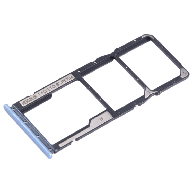 For Xiaomi Poco M5 4G SIM Card Tray + SIM Card Tray + Micro SD Card Tray (Blue) - Card Tray by PMC TechLife | Online Shopping South Africa | PMC TechLife