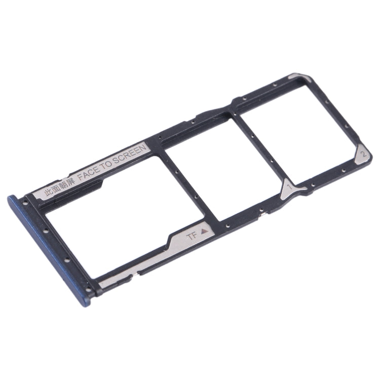 For Xiaomi Poco C55 SIM Card Tray + SIM Card Tray + Micro SD Card Tray (Blue) - Card Tray by PMC TechLife | Online Shopping South Africa | PMC TechLife