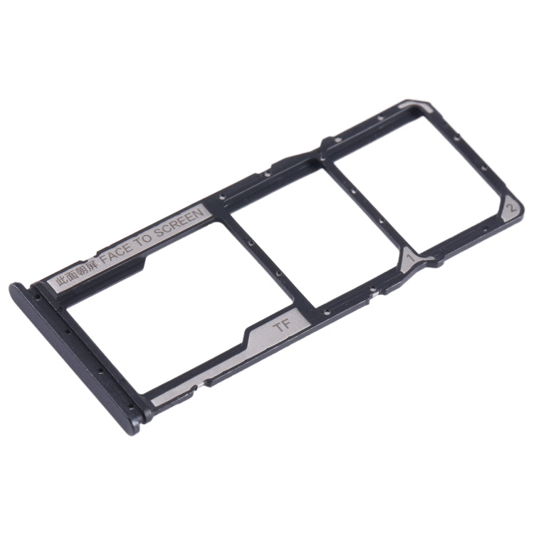 For Xiaomi Redmi Note 12s SIM Card Tray + SIM Card Tray + Micro SD Card Tray (Black) - Card Tray by PMC TechLife | Online Shopping South Africa | PMC TechLife