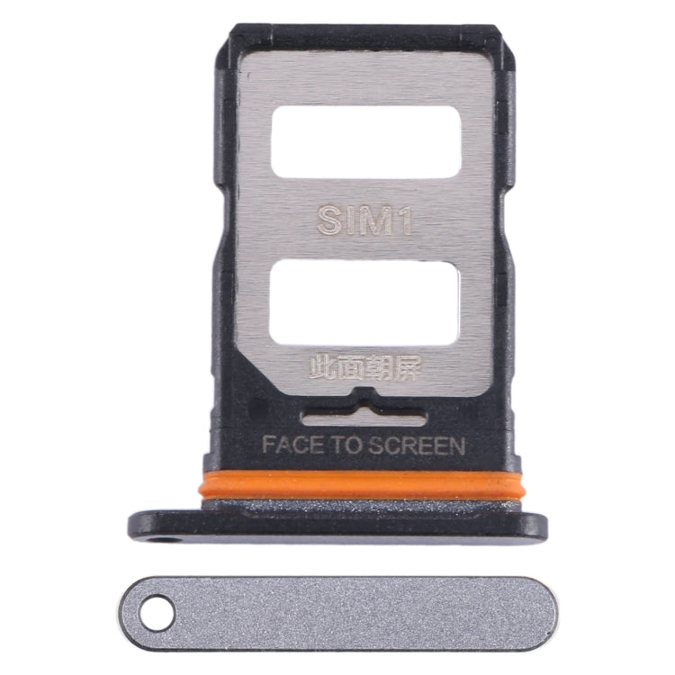 For Xiaomi Civi 3 SIM Card Tray + SIM Card Tray (Black) - Card Tray by PMC TechLife | Online Shopping South Africa | PMC TechLife