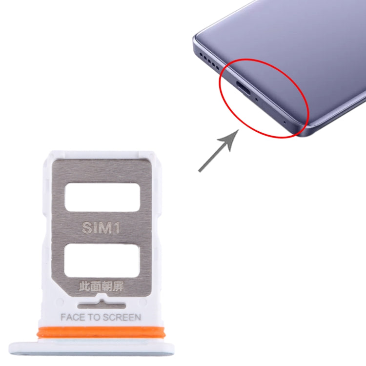 For Xiaomi Civi 3 SIM Card Tray + SIM Card Tray (Blue) - Card Tray by PMC TechLife | Online Shopping South Africa | PMC TechLife