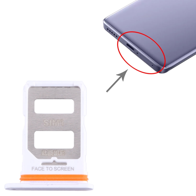 For Xiaomi Civi 3 SIM Card Tray + SIM Card Tray (Purple) - Card Tray by PMC TechLife | Online Shopping South Africa | PMC TechLife